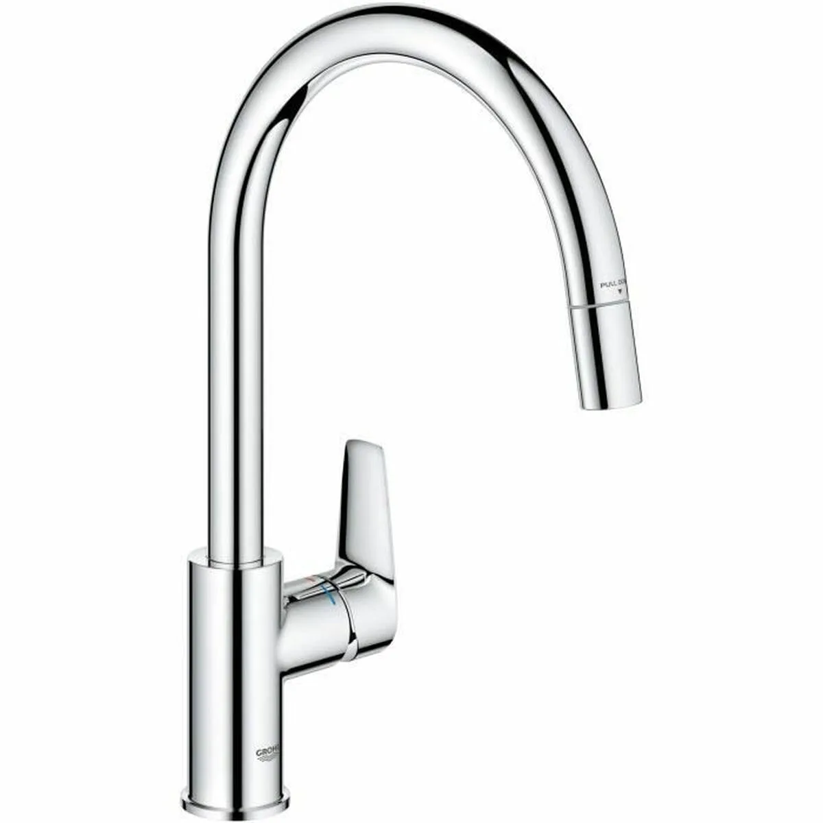 Смеситель для кухни GROHE StartEdge с выдвижным C-образным изливом, хром (30550000)