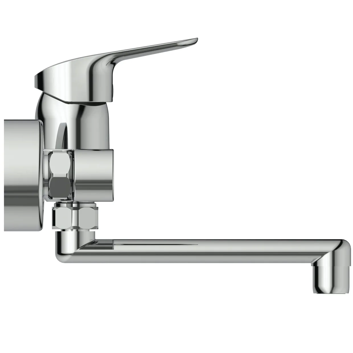 Смеситель для раковины настенный Ideal Standard Ceraflex с поворотным изливом 160 мм, хром (B1717AA) — фото 2