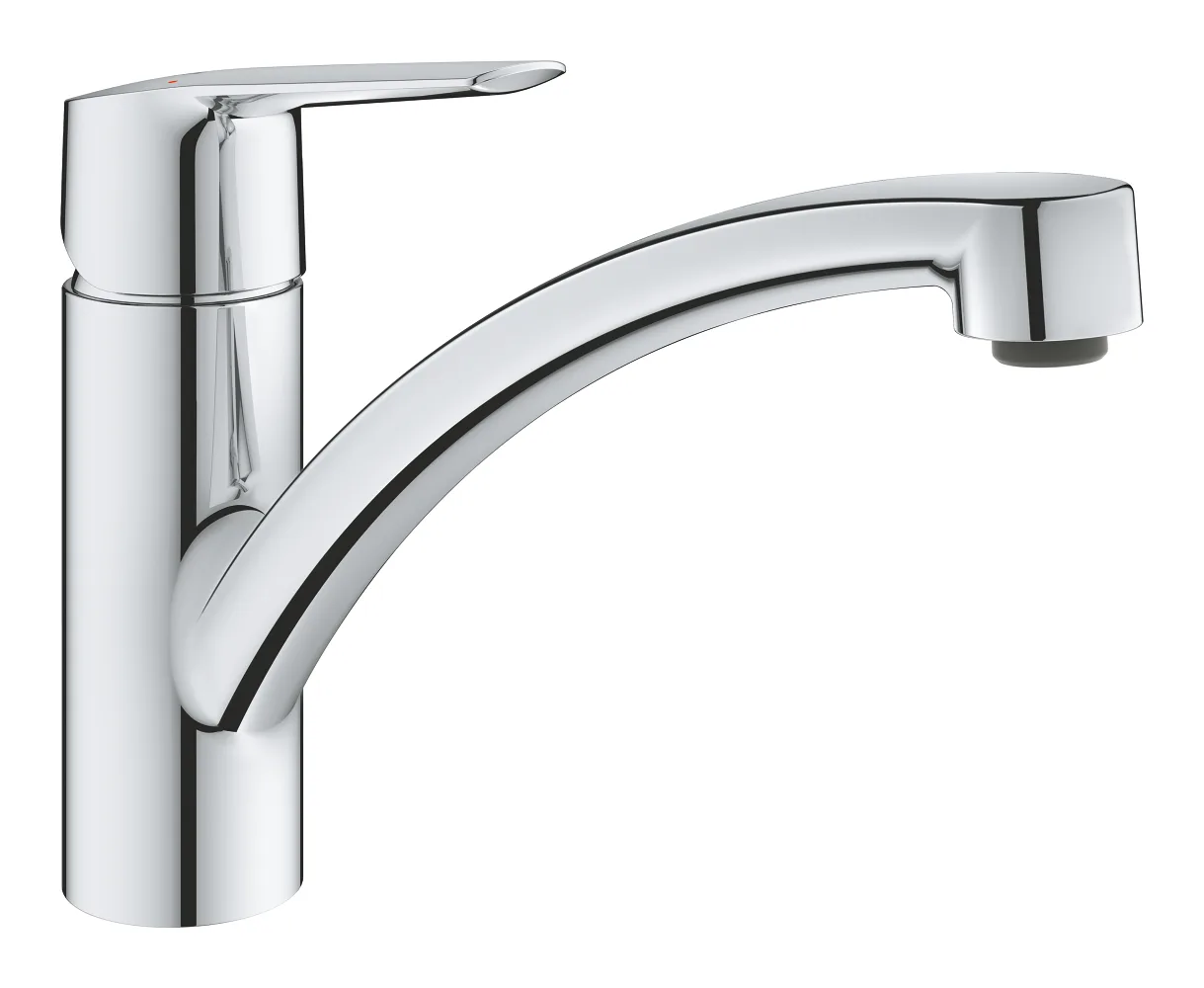 Смеситель для кухни GROHE Start с низким поворотным изливом, хром (30530002)
