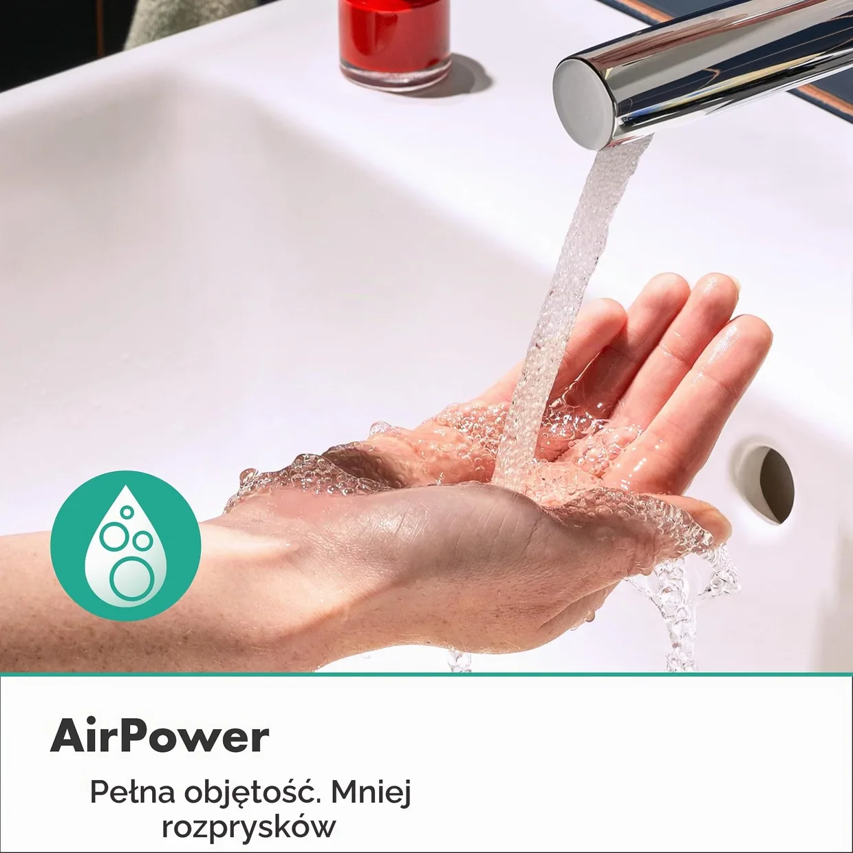 Змішувач для раковини hansgrohe Zesis S 70 CoolStart з донним клапаном pop-up, хром (74710000) — фото 3
