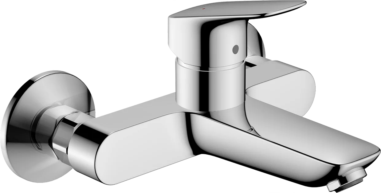 Смеситель для раковины настенный hansgrohe Logis с изливом 194 мм, хром (71225000)