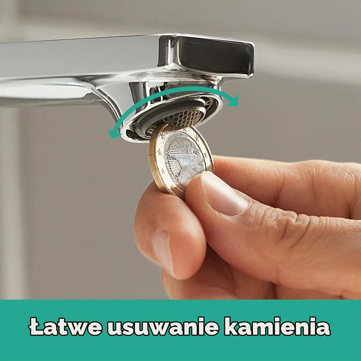 Змішувач для раковини hansgrohe Rebris E 110 з донним клапаном pop-up, хром (72557000) — фото 3