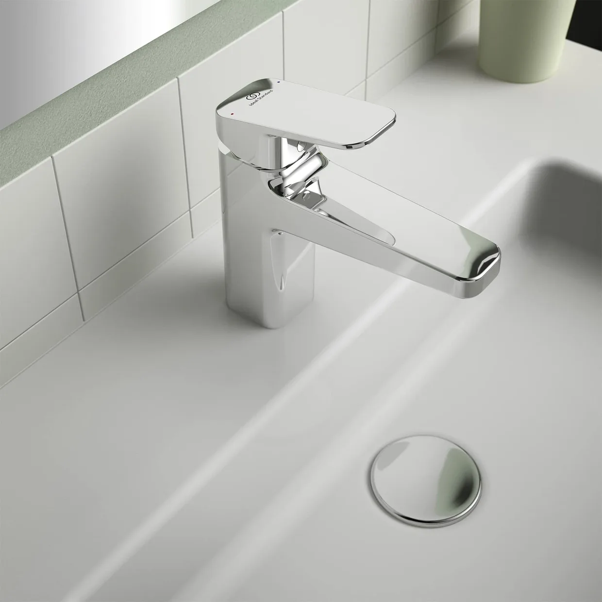 Смеситель для раковины Ideal Standard Ceraplan без донного клапана, хром (BD222AA) — фото 6