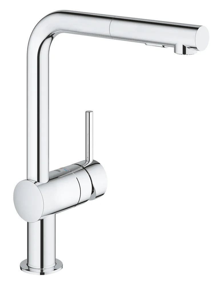 Смеситель для кухни GROHE Vento с выдвижной лейкой, хром (30437000)