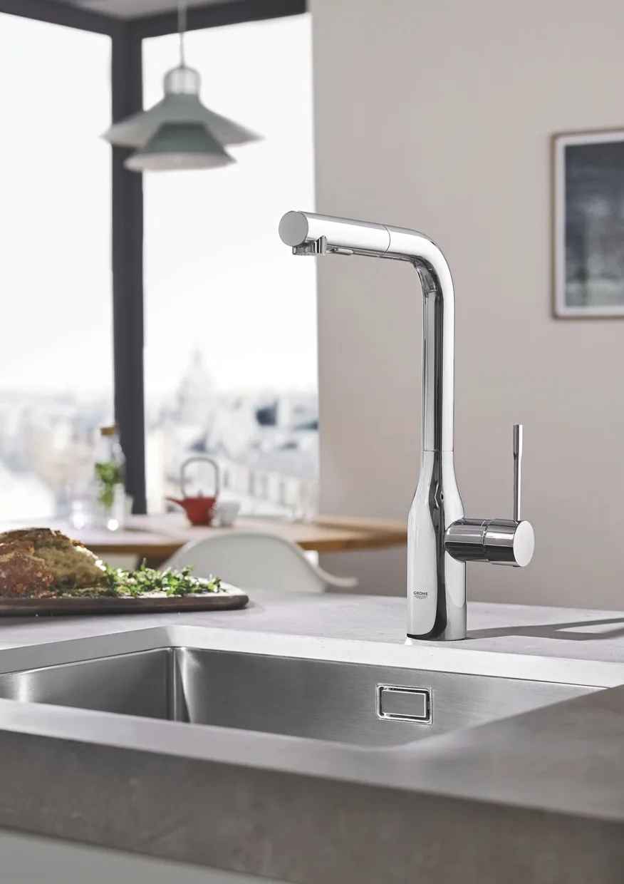 Смеситель для кухни GROHE Accent с выдвижной лейкой, хром (30432000) — фото 3