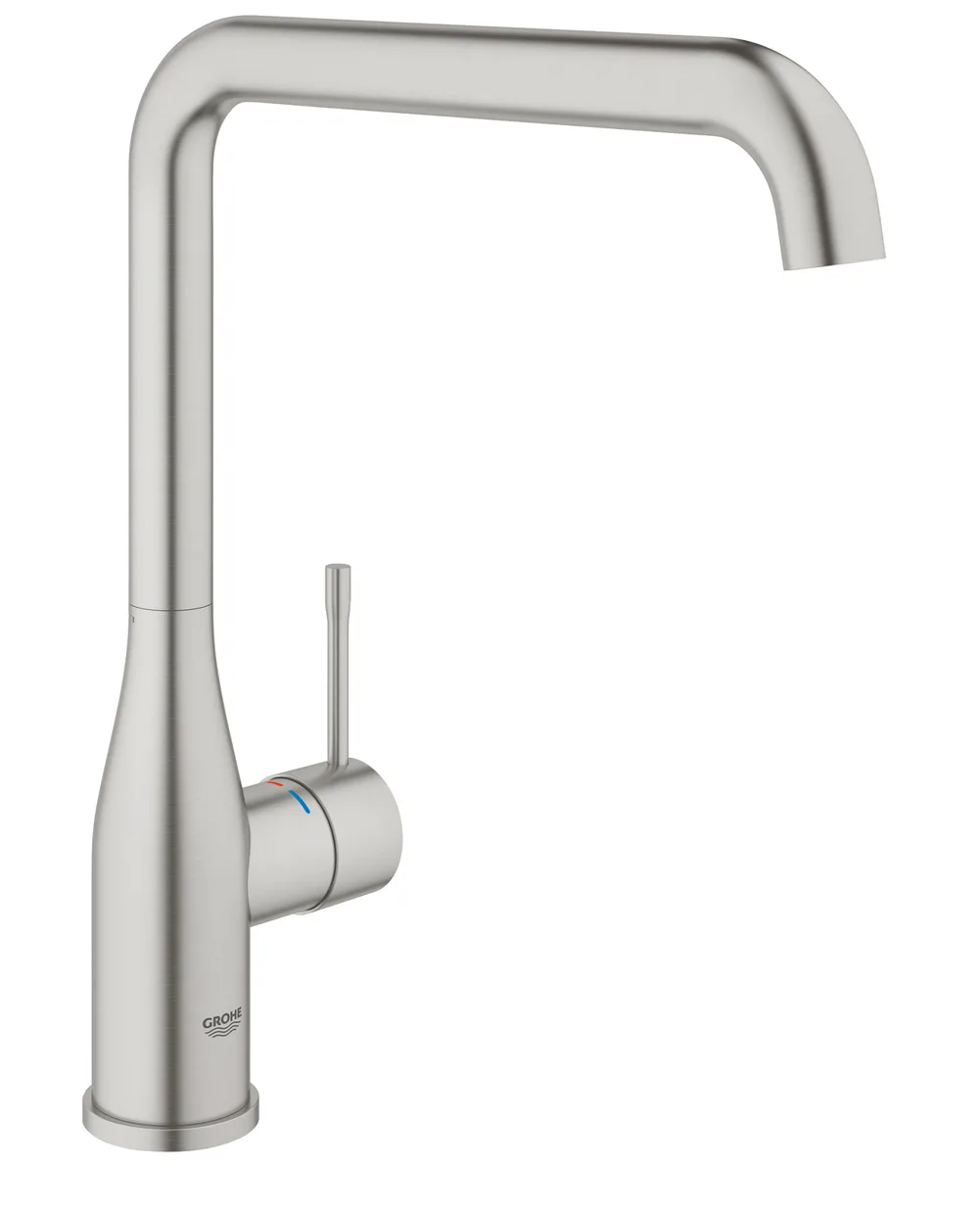 Смеситель для кухни GROHE Accent с высоким L-образным изливом, Supersteel (30423DC0) — фото 2
