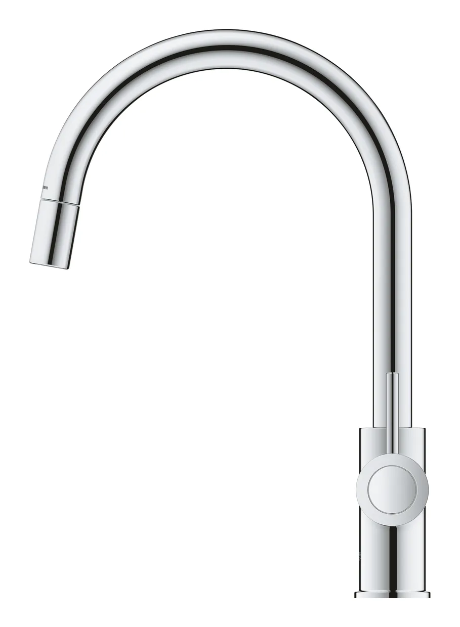 Смеситель для кухни GROHE BauClassic с выдвижным изливом, хром (30573000) — фото 3