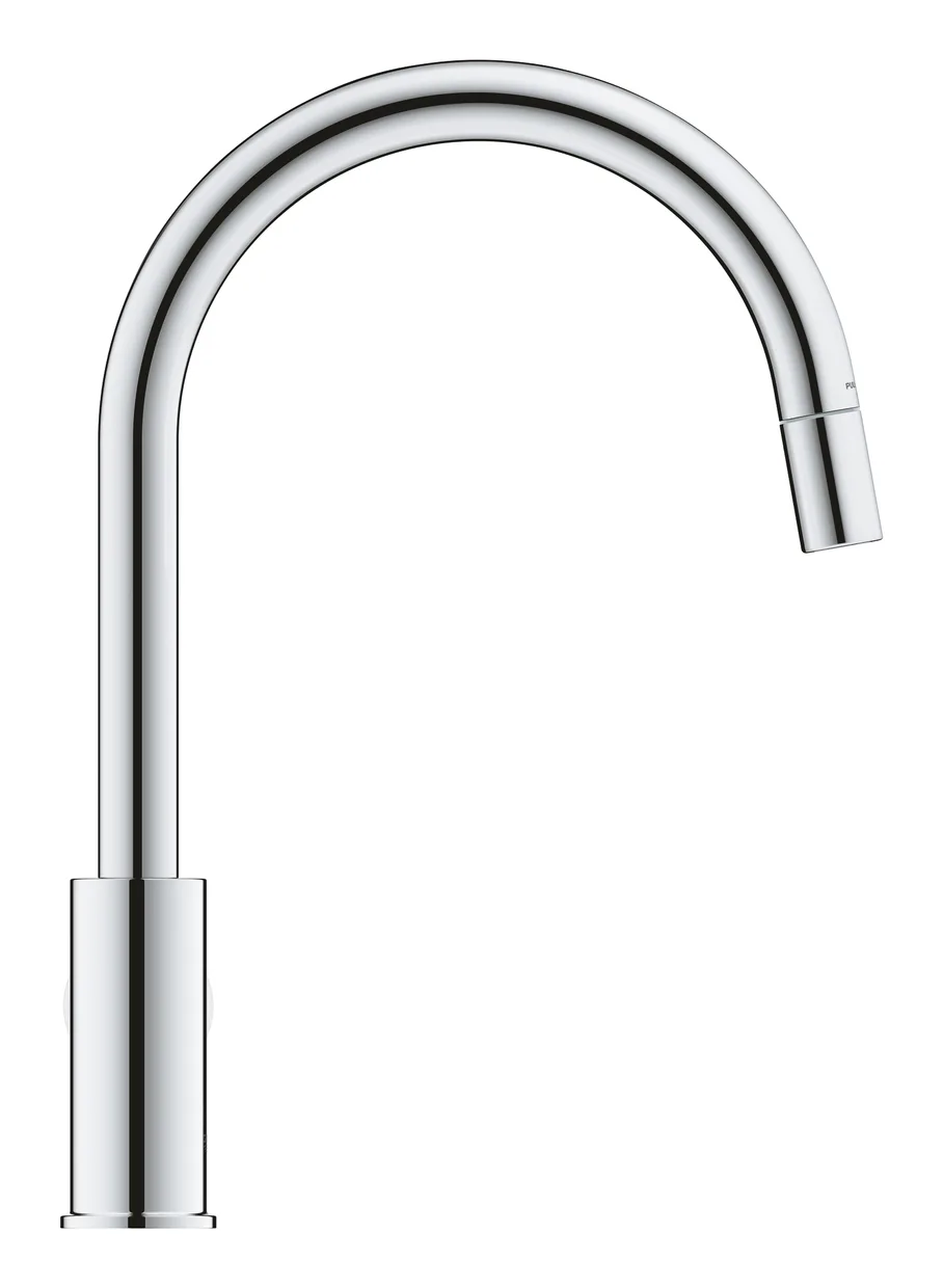 Смеситель для кухни GROHE BauClassic с выдвижным изливом, хром (30573000) — фото 4