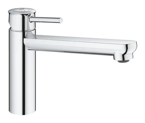 Смеситель для кухни GROHE BauClassic с средним C-образным изливом, хром (30576000)