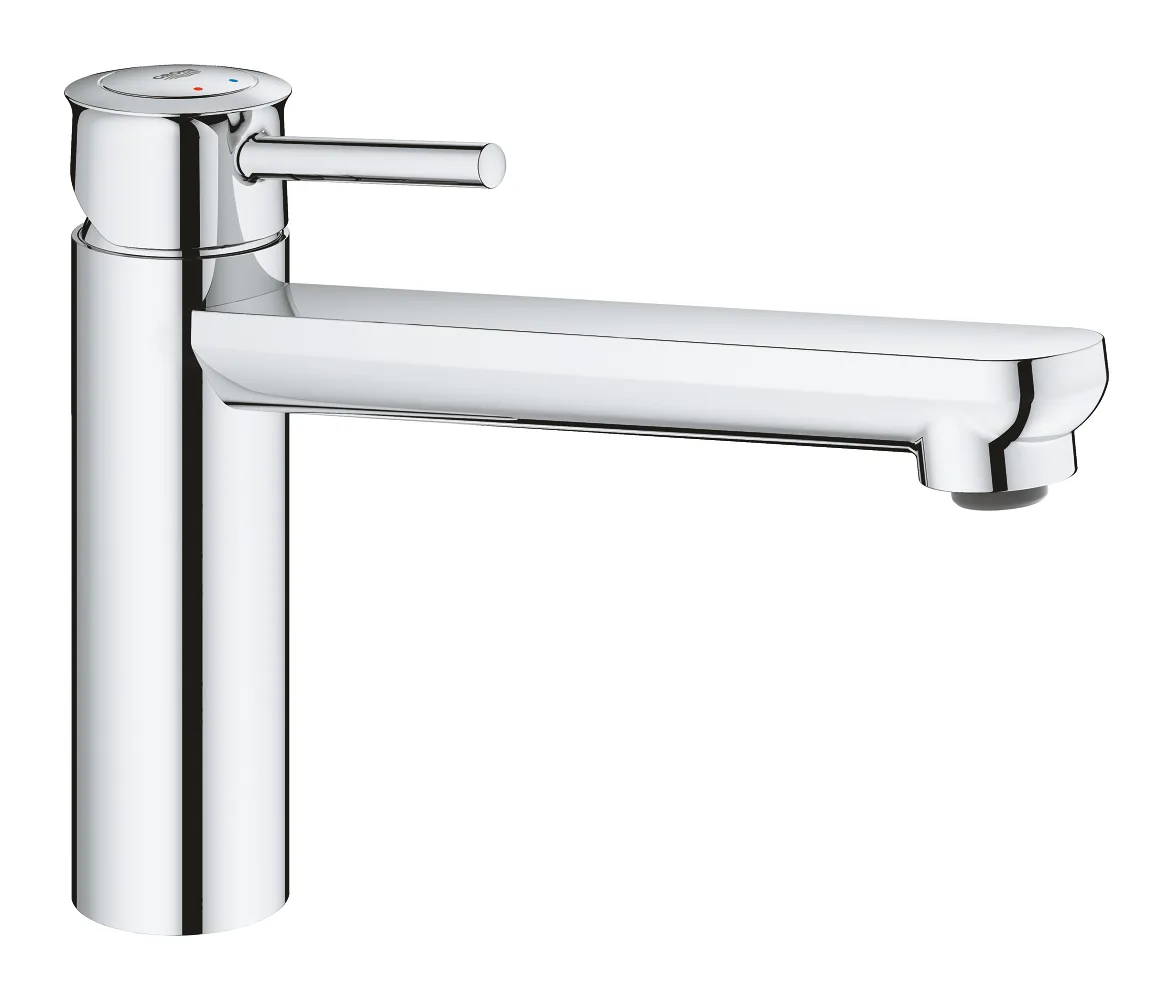 Смеситель для кухни GROHE BauClassic с средним C-образным изливом, хром (30576000)