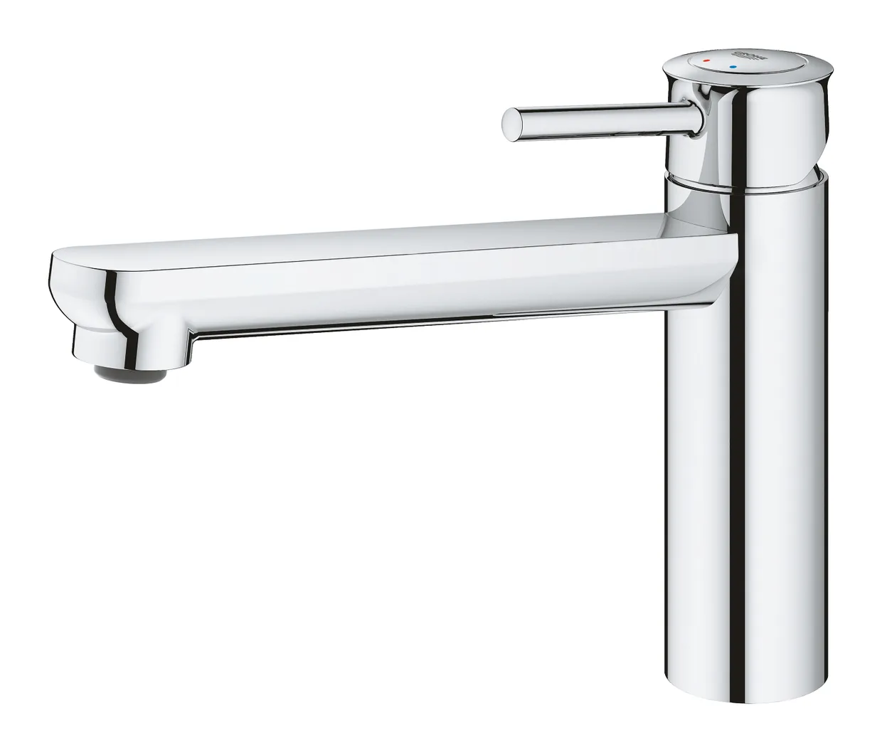 Смеситель для кухни GROHE BauClassic с средним C-образным изливом, хром (30576000) — фото 5