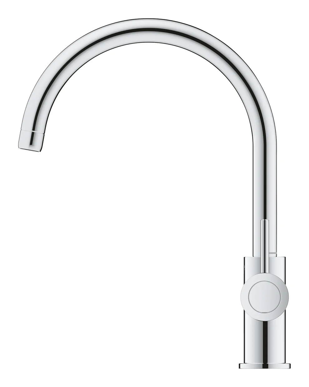 Смеситель для кухни GROHE BauClassic с высоким C-образным изливом, хром (30577000) — фото 5