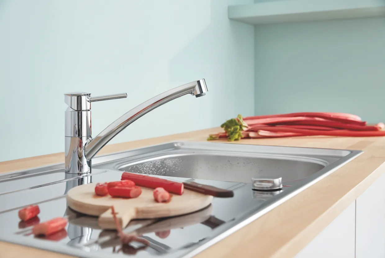 Смеситель для кухни GROHE BauClassic с низким изливом, хром (30575000) — фото 3