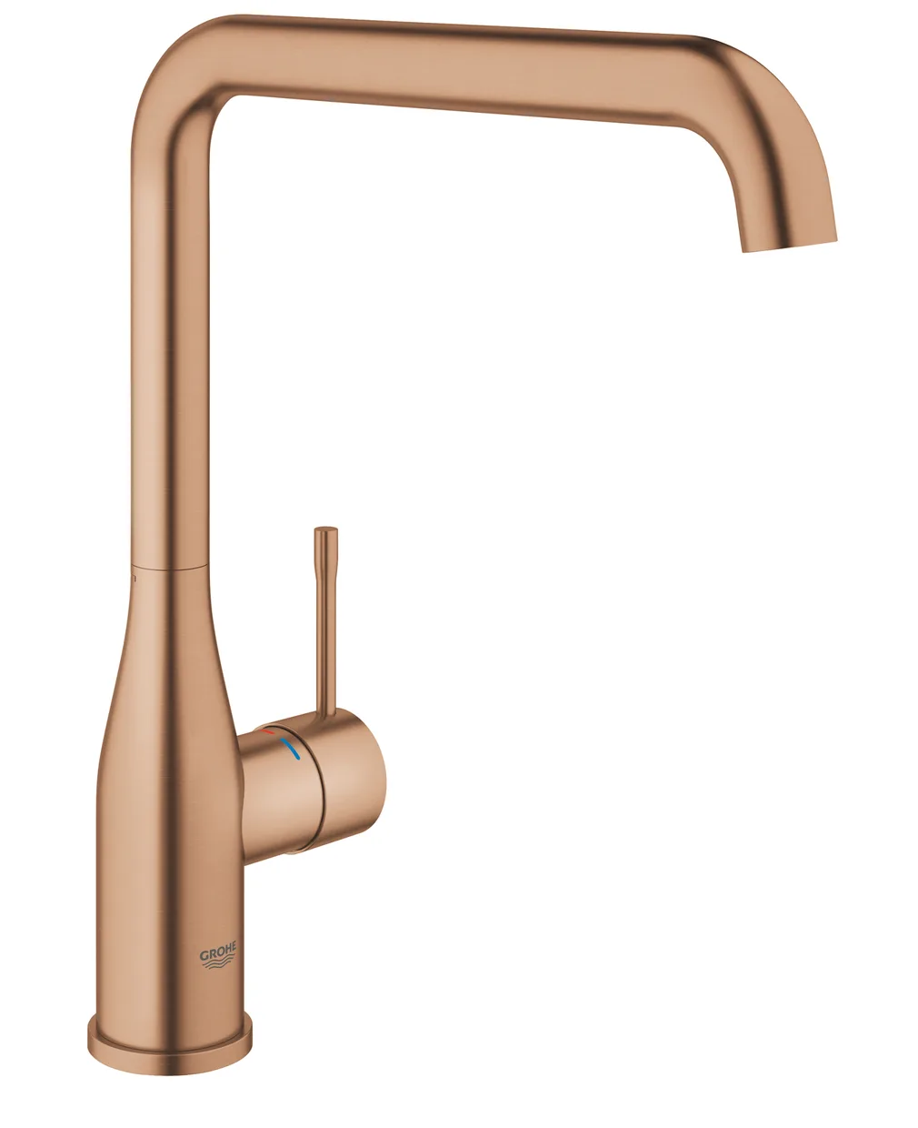 Смеситель для кухни GROHE Essence с высоким L-образным изливом, Warm Sunset Brushed (30269DL0) — фото 2