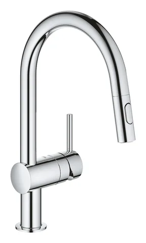 Смеситель для кухни GROHE Vento с выдвижной лейкой, хром (30438000)