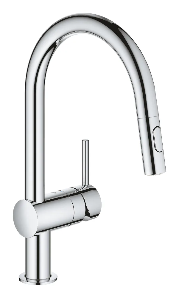 Смеситель для кухни GROHE Vento с выдвижной лейкой, хром (30438000)
