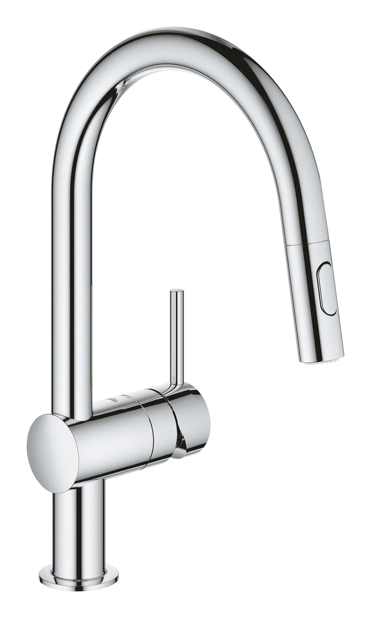 Смеситель для кухни GROHE Vento с выдвижной лейкой, хром (30438000) — фото 2