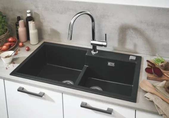 Смеситель для кухни GROHE Vento с выдвижной лейкой, хром (30438000) — фото 3