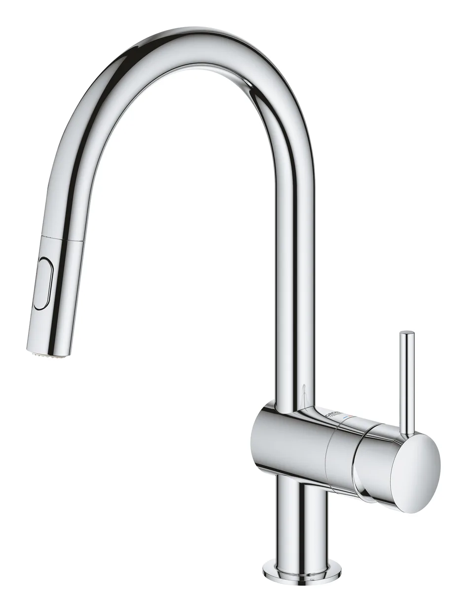 Смеситель для кухни GROHE Vento с выдвижной лейкой, хром (30438000) — фото 4