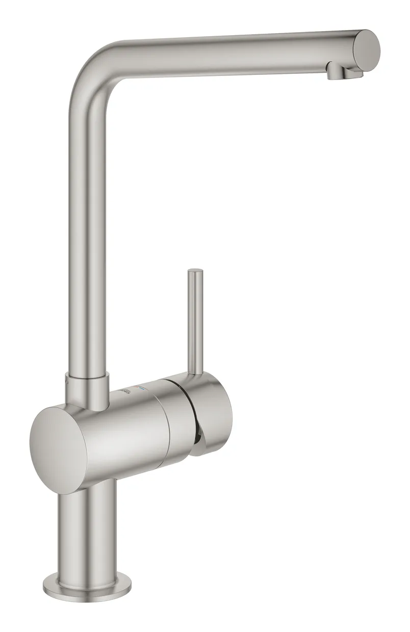 Смеситель для кухни GROHE Vento с высоким L-образным изливом, Supersteel (30425DC0) — фото 2