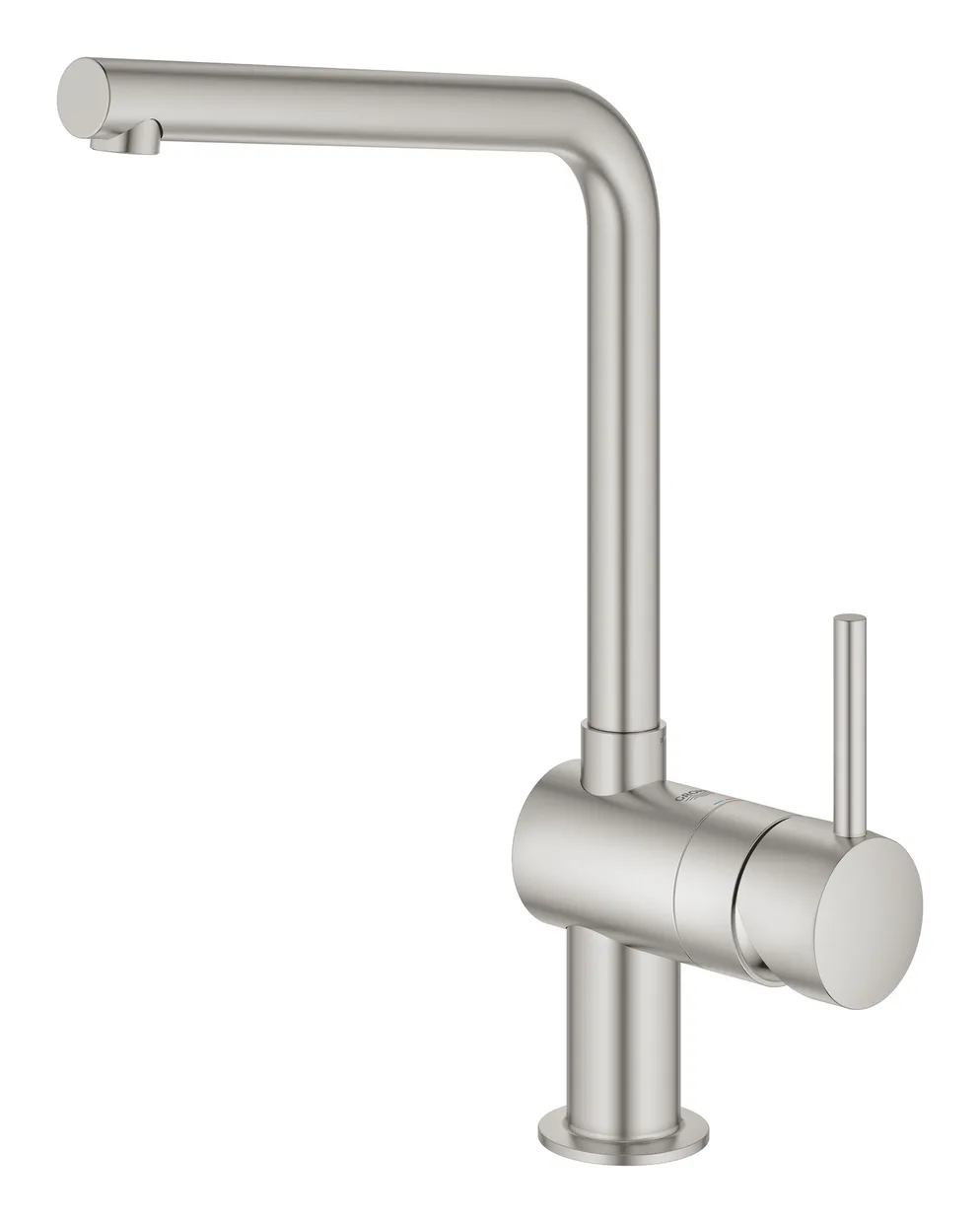 Смеситель для кухни GROHE Vento с высоким L-образным изливом, Supersteel (30425DC0) — фото 3