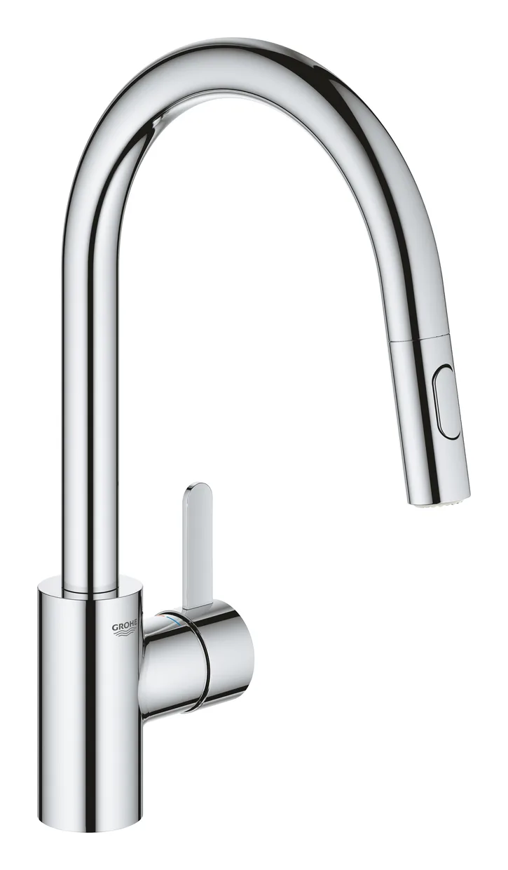 Смеситель для кухни GROHE Via Cosmo с выдвижным изливом, хром (30612000) — фото 2