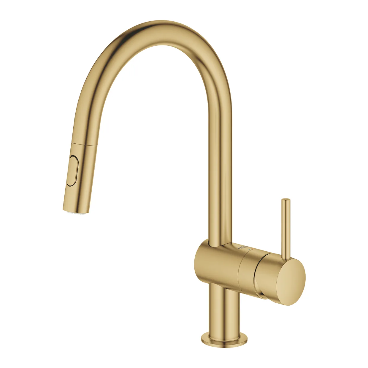 Смеситель для кухни GROHE Minta с выдвижной лейкой, Cool Sunrise Brushed (32321GN2) — фото 3