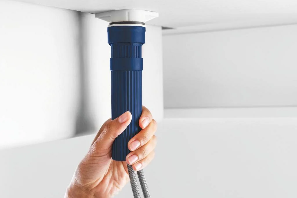Смеситель для кухни GROHE QuickFix Start Flow с выдвижным изливом, хром (30569000) — фото 5