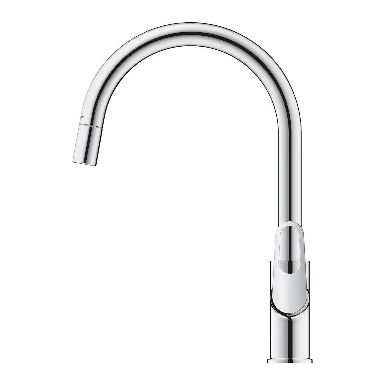 Смеситель для кухни GROHE QuickFix Start Flow с выдвижным изливом, хром (30569000) — фото 9