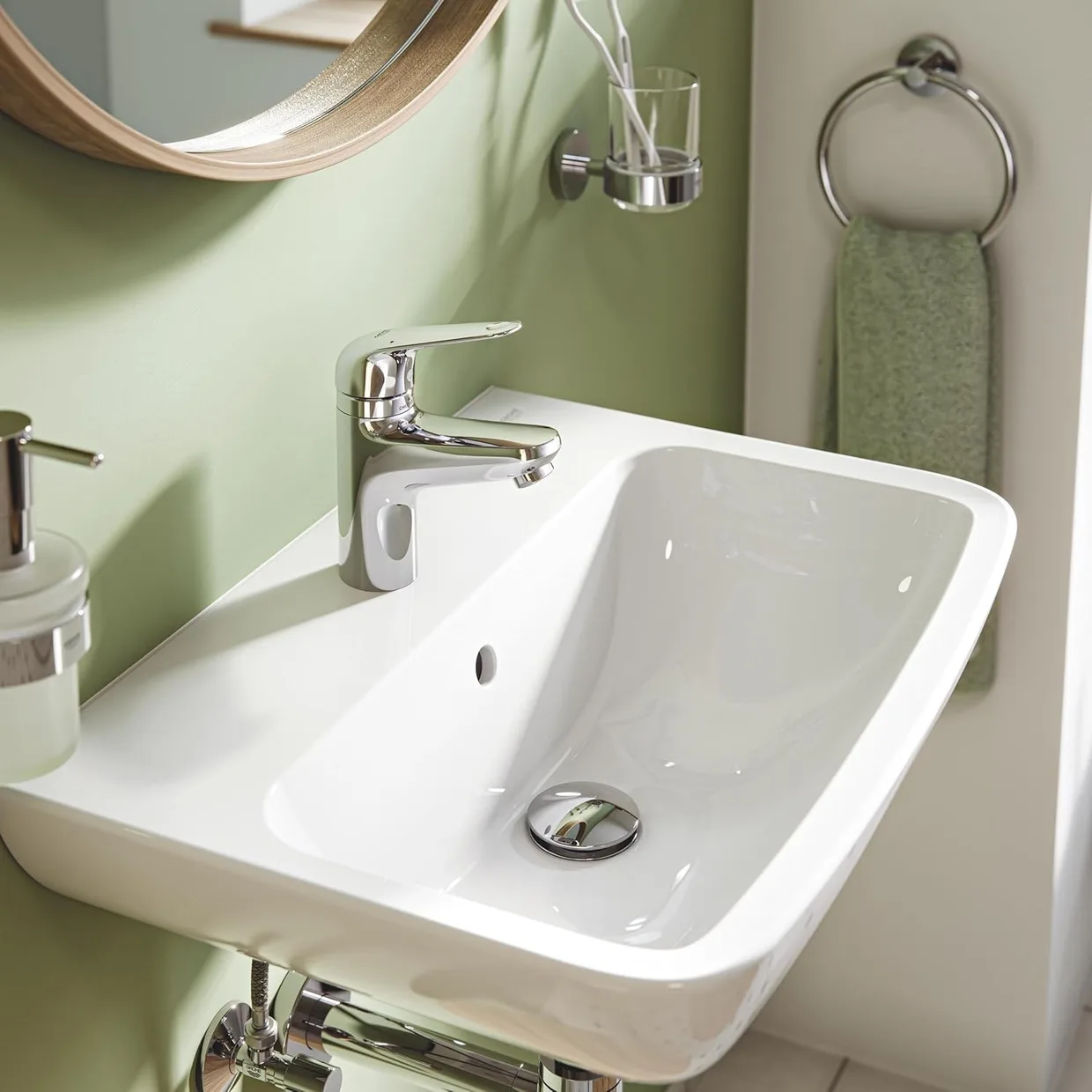 Смеситель для раковины GROHE QuickFix Swift S, хром (24319001) — фото 3