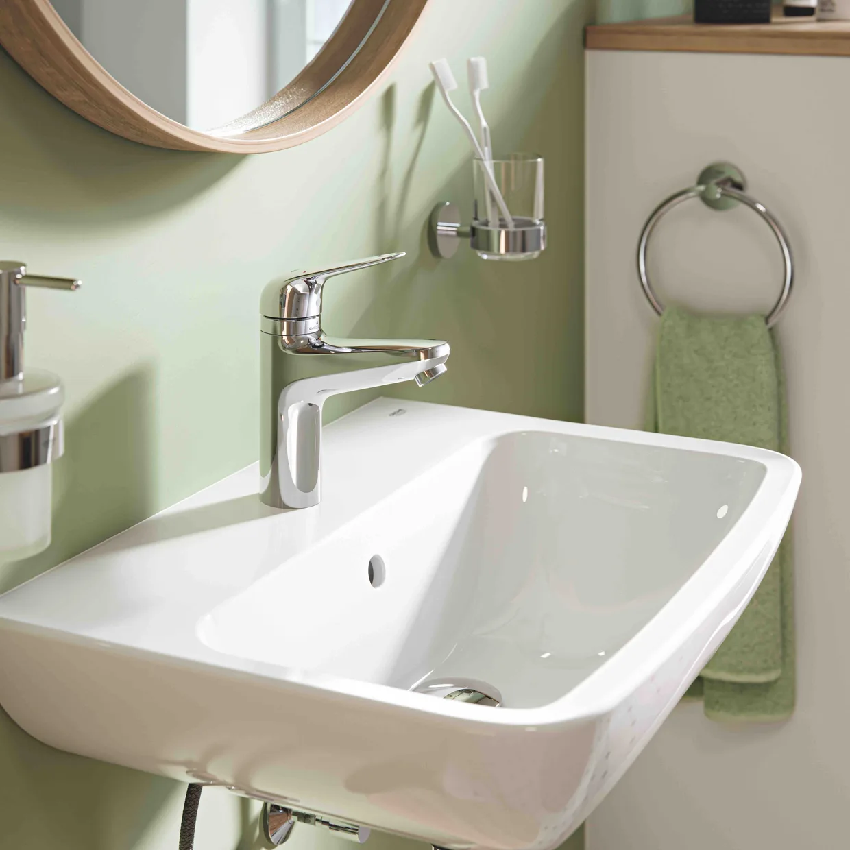 Смеситель для раковины GROHE QuickFix Swift M, хром (24327001) — фото 3