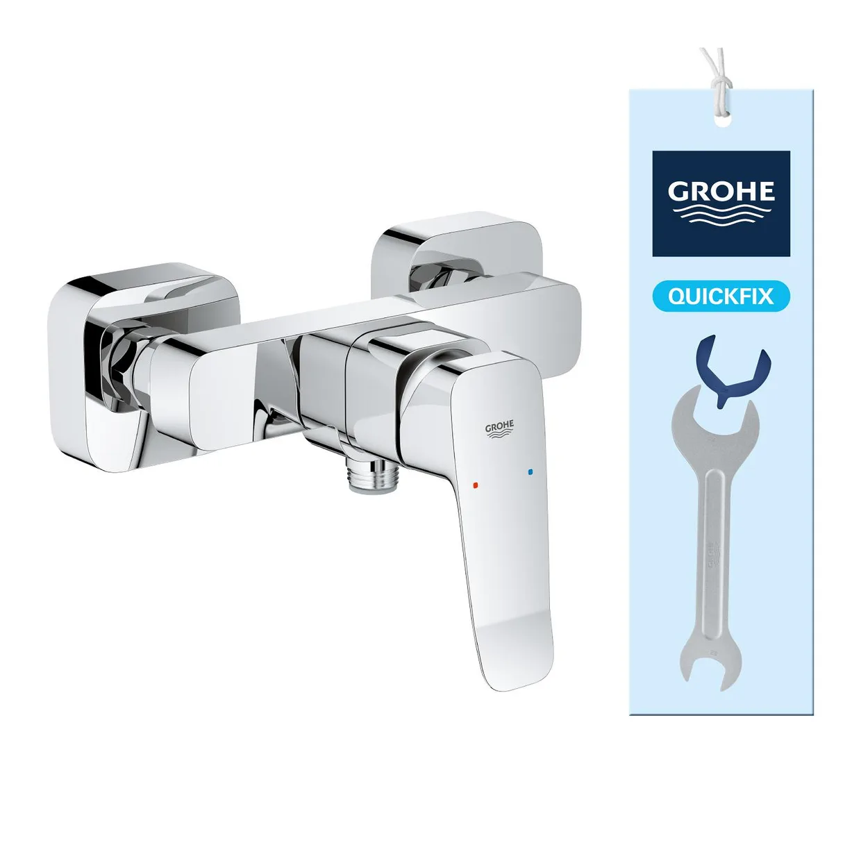 Смеситель для душа настенный GROHE QuickFix Dice, хром (1018740000) — фото 3