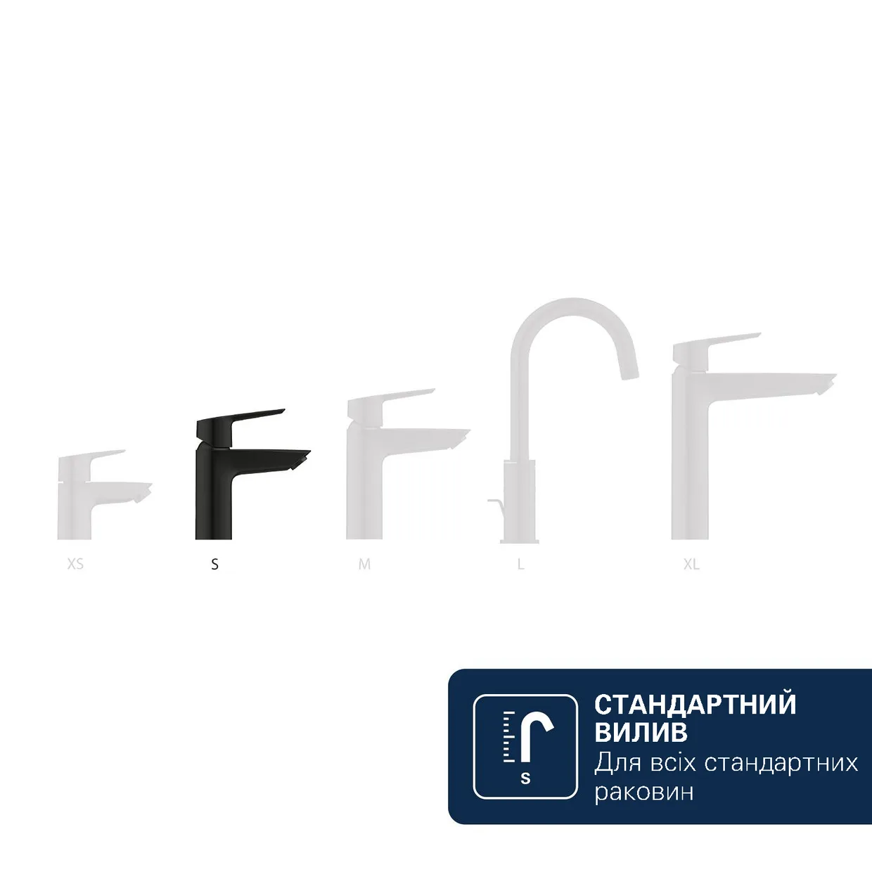 Смеситель для раковины GROHE QuickFix Dice S с донным клапаном, Matt Black (1018572430) — фото 13