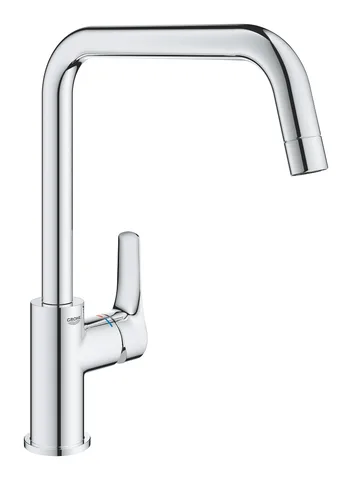 Смеситель для кухни GROHE Eurosmart с высоким U-образным изливом, хром (30567000)