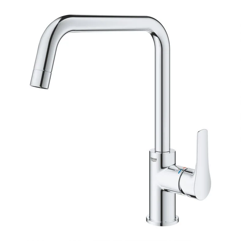 Смеситель для кухни GROHE Eurosmart с высоким U-образным изливом, хром (30567000) — фото 2