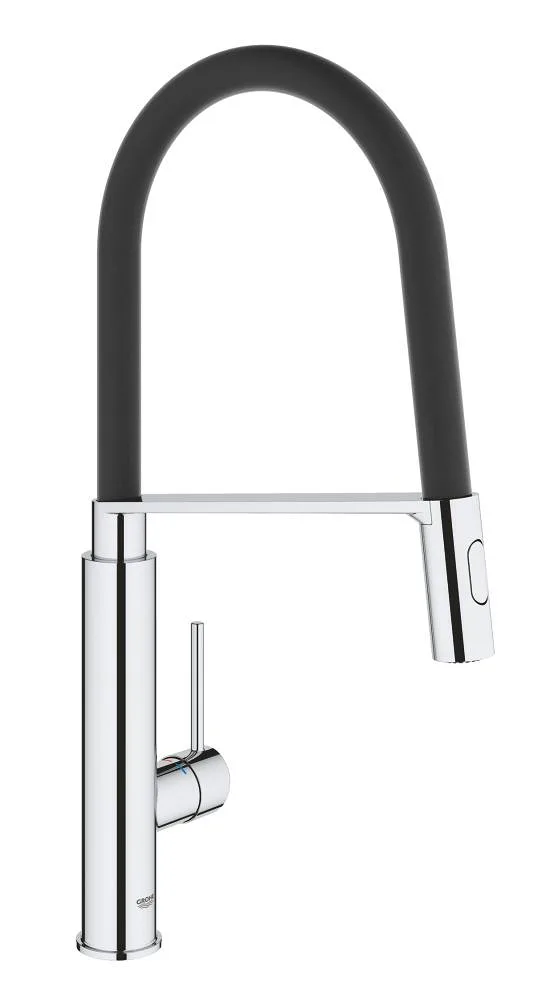 Смеситель для кухни GROHE Concetto с пружинным изливом и выдвижной лейкой, хром (31491000)