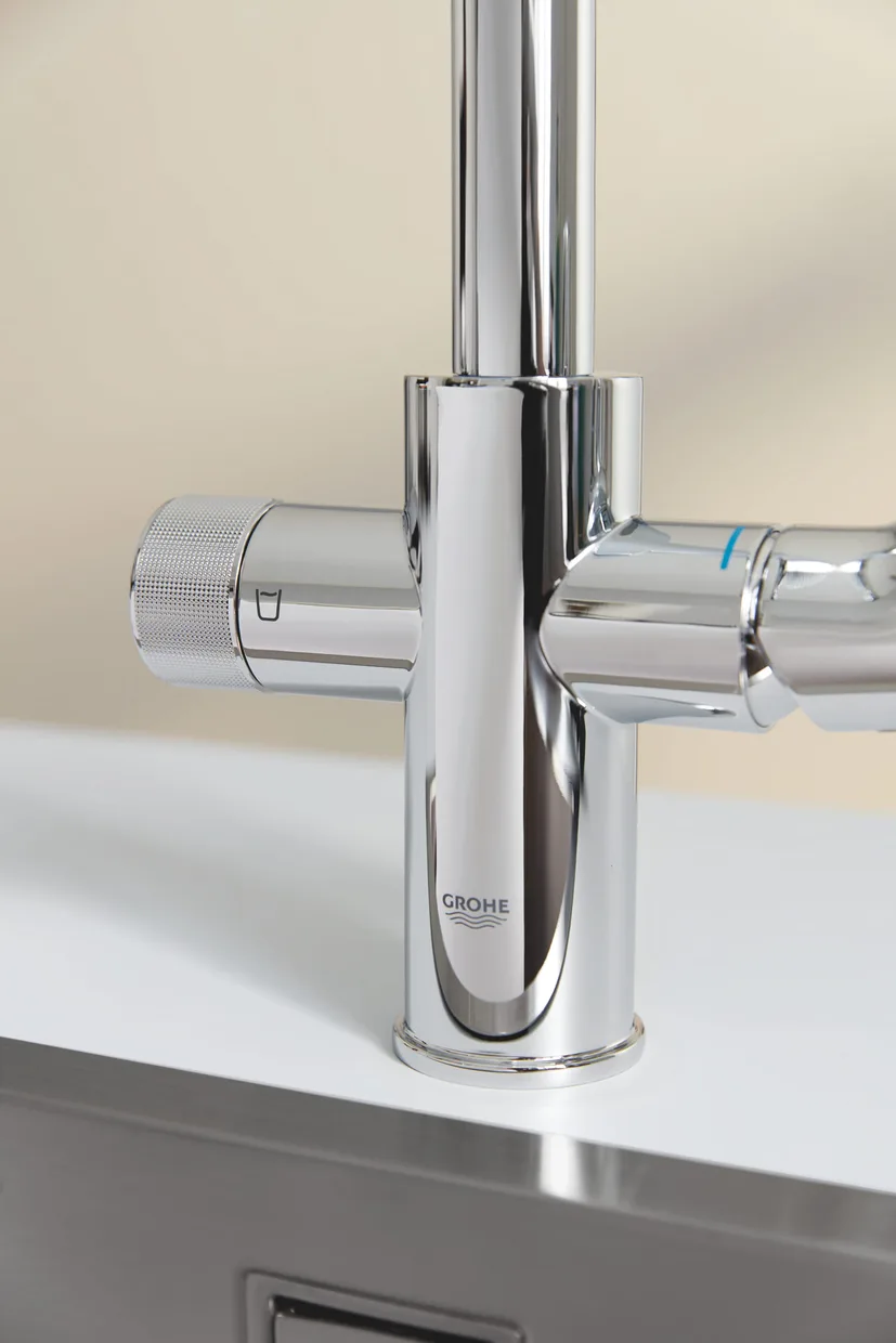 Смеситель для кухни GROHE Blue Pure Minta с каналом для фильтрованной воды и выдвижным изливом, хром (30590000) — фото 6