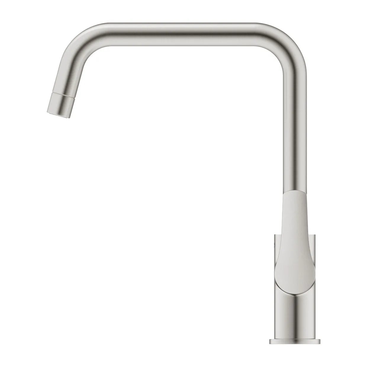 Смеситель для кухни GROHE Eurosmart с высоким U-образным изливом, Supersteel (30567DC0) — фото 6