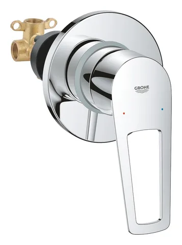 Смеситель для душа скрытого монтажа GROHE BauLoop, внешняя часть, хром (29042001)