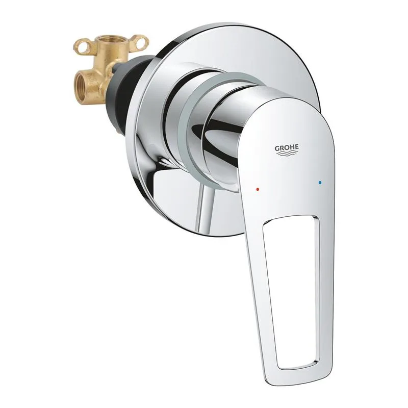 Смеситель для душа скрытого монтажа GROHE BauLoop, внешняя часть, хром (29042001) — фото 2