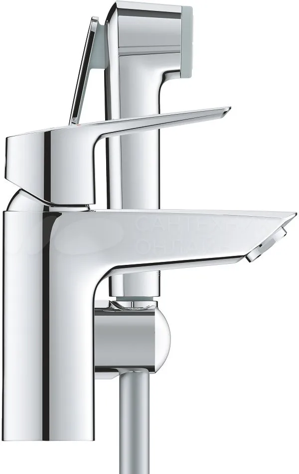 Смеситель для раковины GROHE QuickFix Start S с гигиеническим душем, хром (23123003) — фото 6