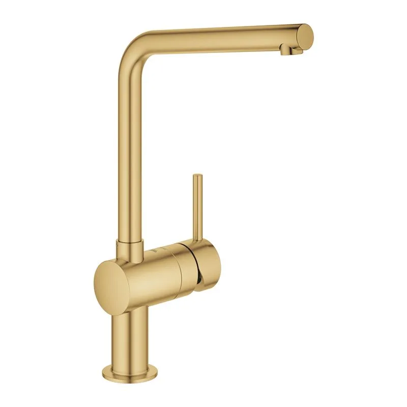 Смеситель для кухни GROHE Minta с высоким L-образным изливом, Cool Sunrise Brushed (31375GN0) — фото 3