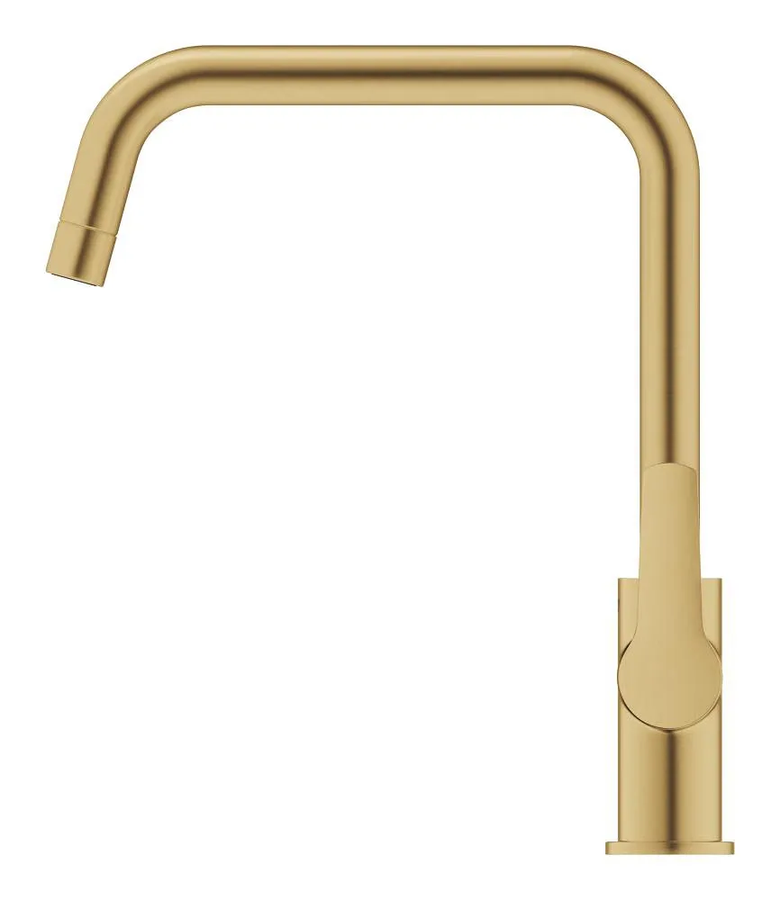 Смеситель для кухни GROHE QuickFix Start с высоким U-образным изливом, Cool Sunrise Brushed (30470GN0) — фото 2