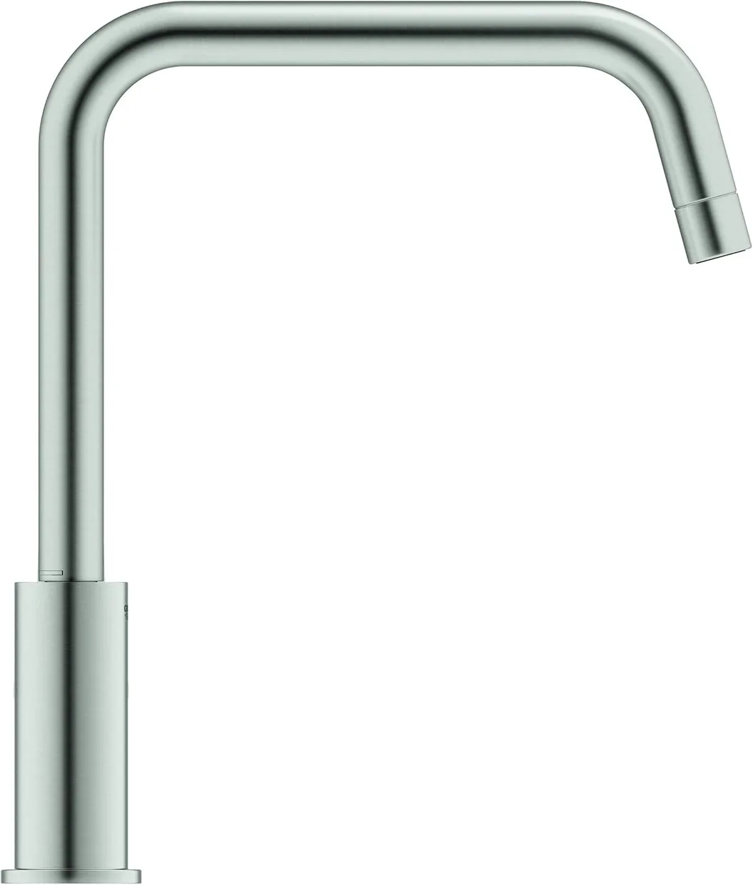 Смеситель для кухни GROHE QuickFix Start с высоким U-образным изливом, Supersteel (30470DC0) — фото 4