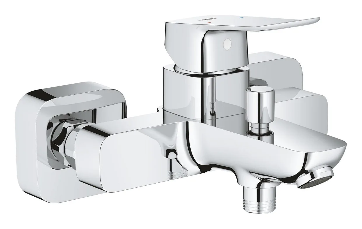 Смеситель для ванны настенный GROHE QuickFix Dice с автоматическим переключателем ванна/душ, хром (1018720000)