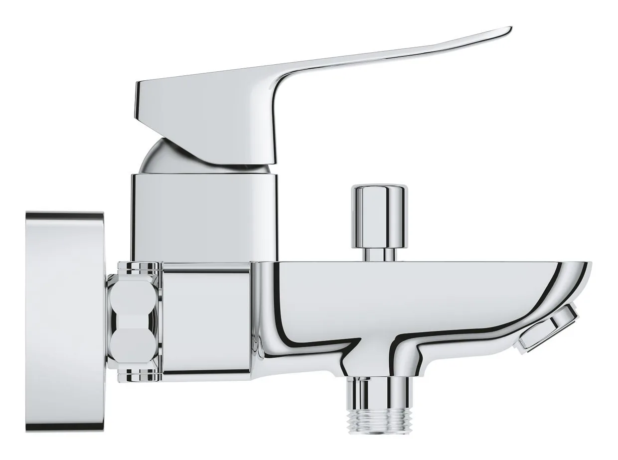 Смеситель для ванны настенный GROHE QuickFix Dice с автоматическим переключателем ванна/душ, хром (1018720000) — фото 8
