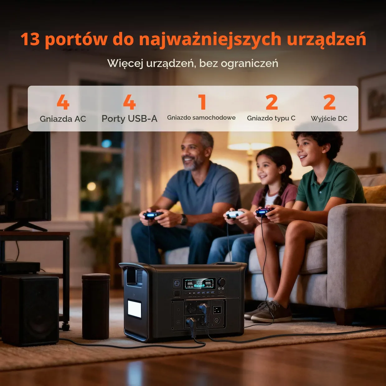 Зарядная станция CTOLITY AP2000 2048Wh 2400W