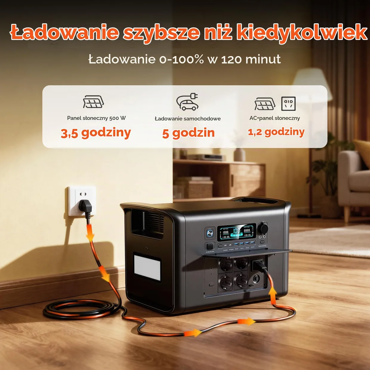 Зарядная станция CTOLITY AP2000 2048Wh 2400W — фото 4