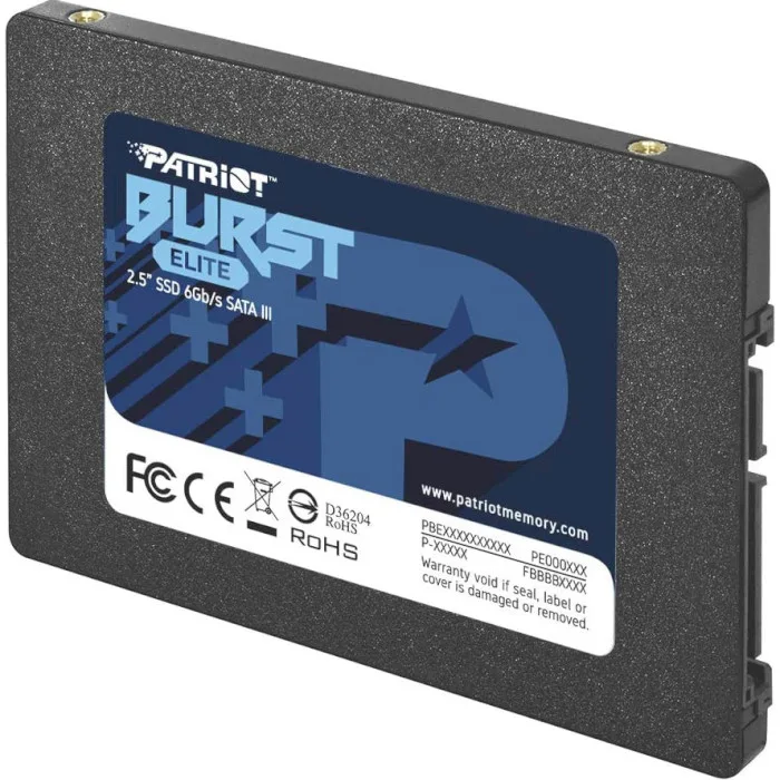 Твердотільний накопичувач SSD Patriot Burst Elite 2.5 SATA 240GB під кутом