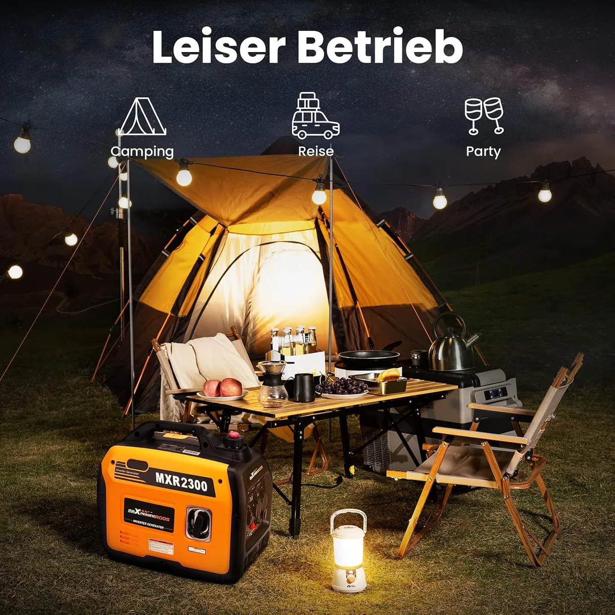 Инверторный генератор maXpeedingrods MXR2300 2300W бензиновый 4-тактный — фото 5
